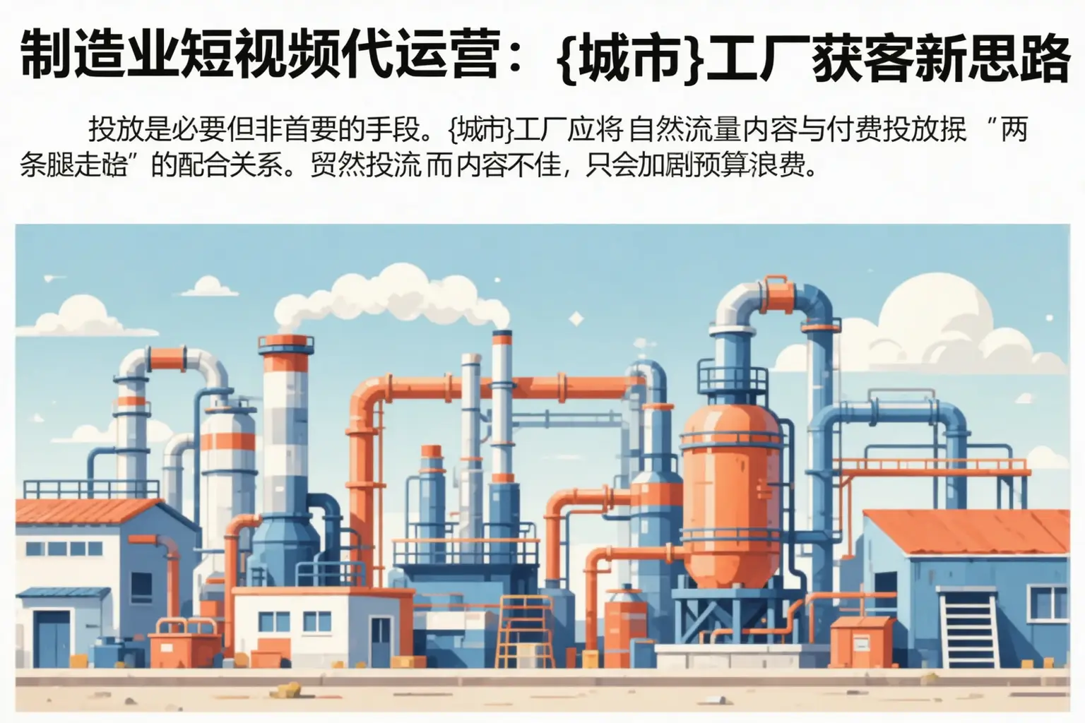 制造业短视频代运营:郎溪工厂获客新思路